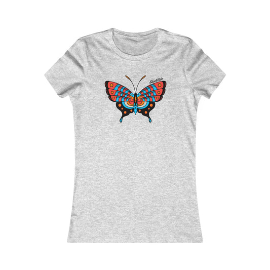 Tatted Butterfly Womens Tee.